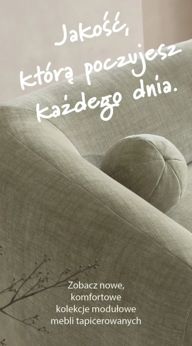kolekcja mebli modułowych Varesso, nowoczesny projekt, wygodne siedziska, swobodne tworzenie różnych układów od małych narożników do dużych w kształcie litery "U"